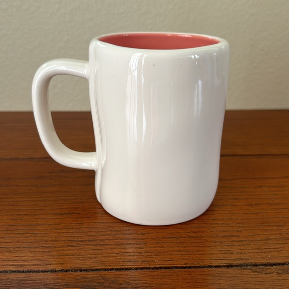 🚨YOU NEED THIS🚨 RAE DUNN CORAL INTERIOR PAJAMA DRESS CODE MUG NWOT - Picture 3 of 4